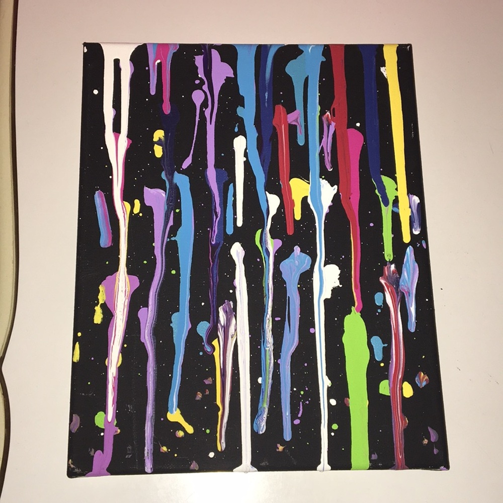A painted canvas